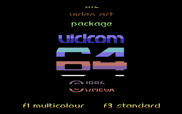 Vidcom64 Splash