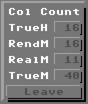 Color Count Color Count