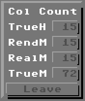 Color Count Color Count