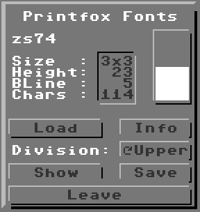 Printfox Fonts